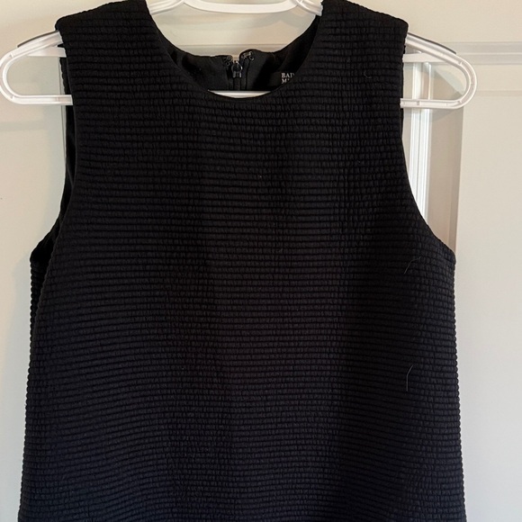 Badgley Mischka Black Sleeveless Dress with zip around the back Size Small - Picture 2 of 8